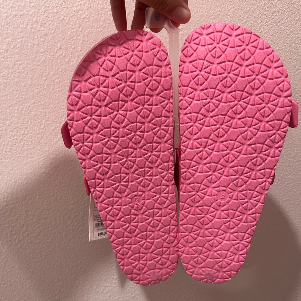 Shade & Shore Vibrant Pink Double Strap Sandals - Picture 2 of 2